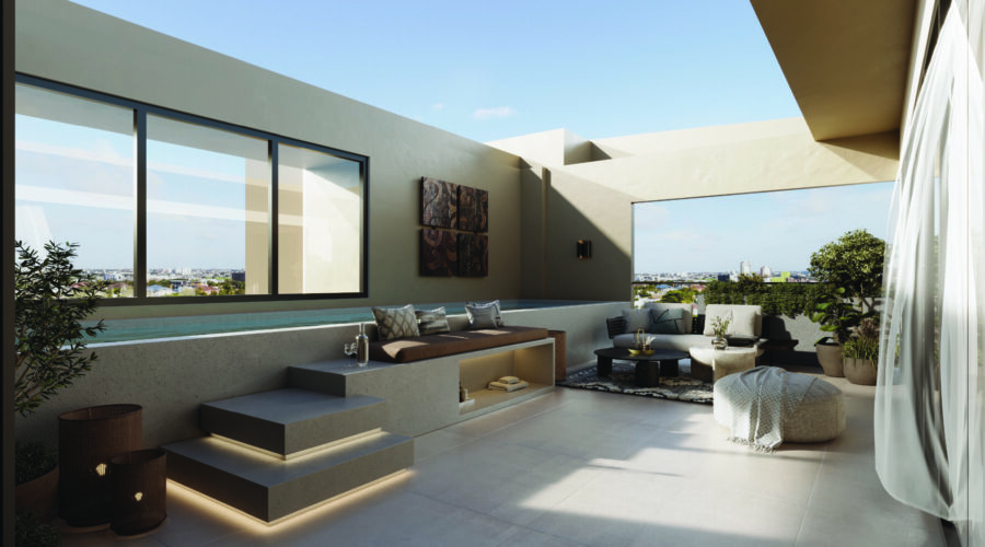 Britton's Residence luxury penthouse render